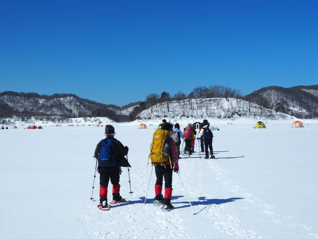 【福島・裏磐梯】第8回裏磐梯桧原湖縦断10,000mスノーシュートレッキング