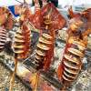 若旦那と一緒に浜焼き体験