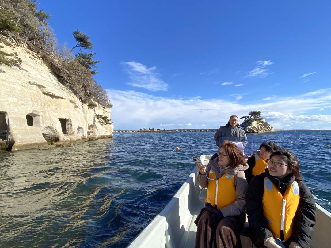 若旦那の案内でめぐる松川浦クルーズ