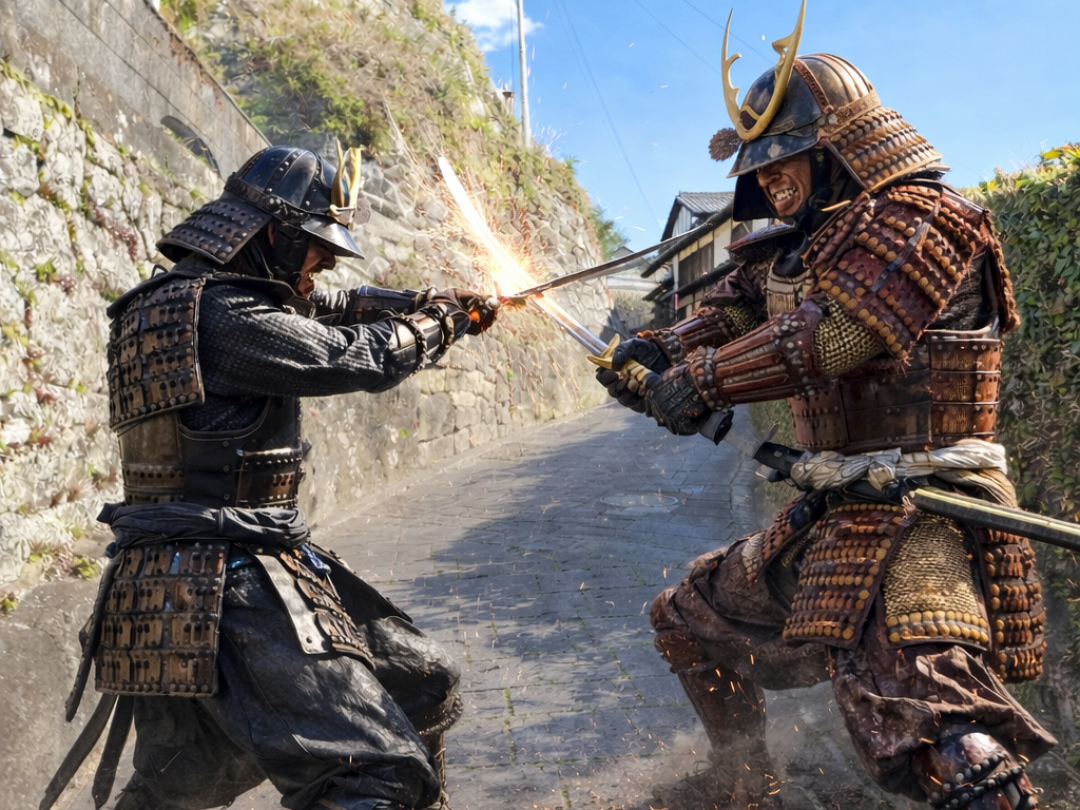 島津軍の侵攻を食い止め武功を立てた侍の名のついた坂。