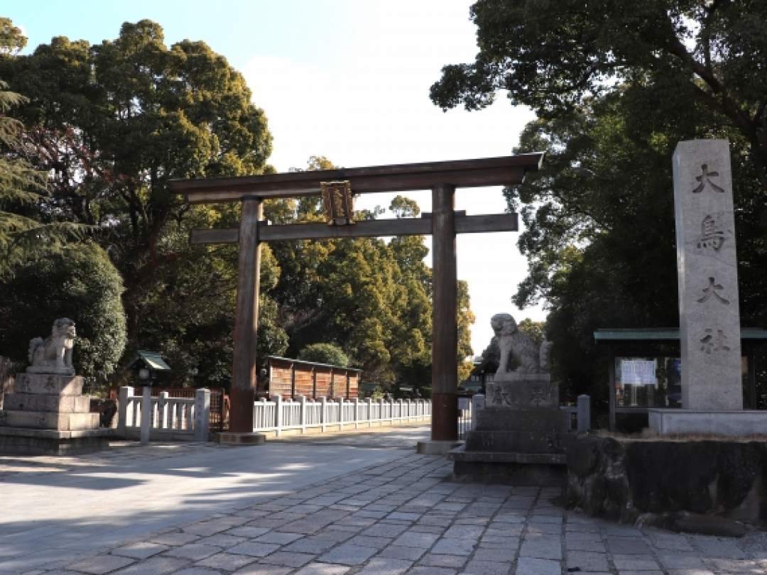 【大阪・堺】大鳥大社パワースポット参拝ガイドツアー｜堺名物穴子ランチ＆堺伝統の絞り染め体験付き