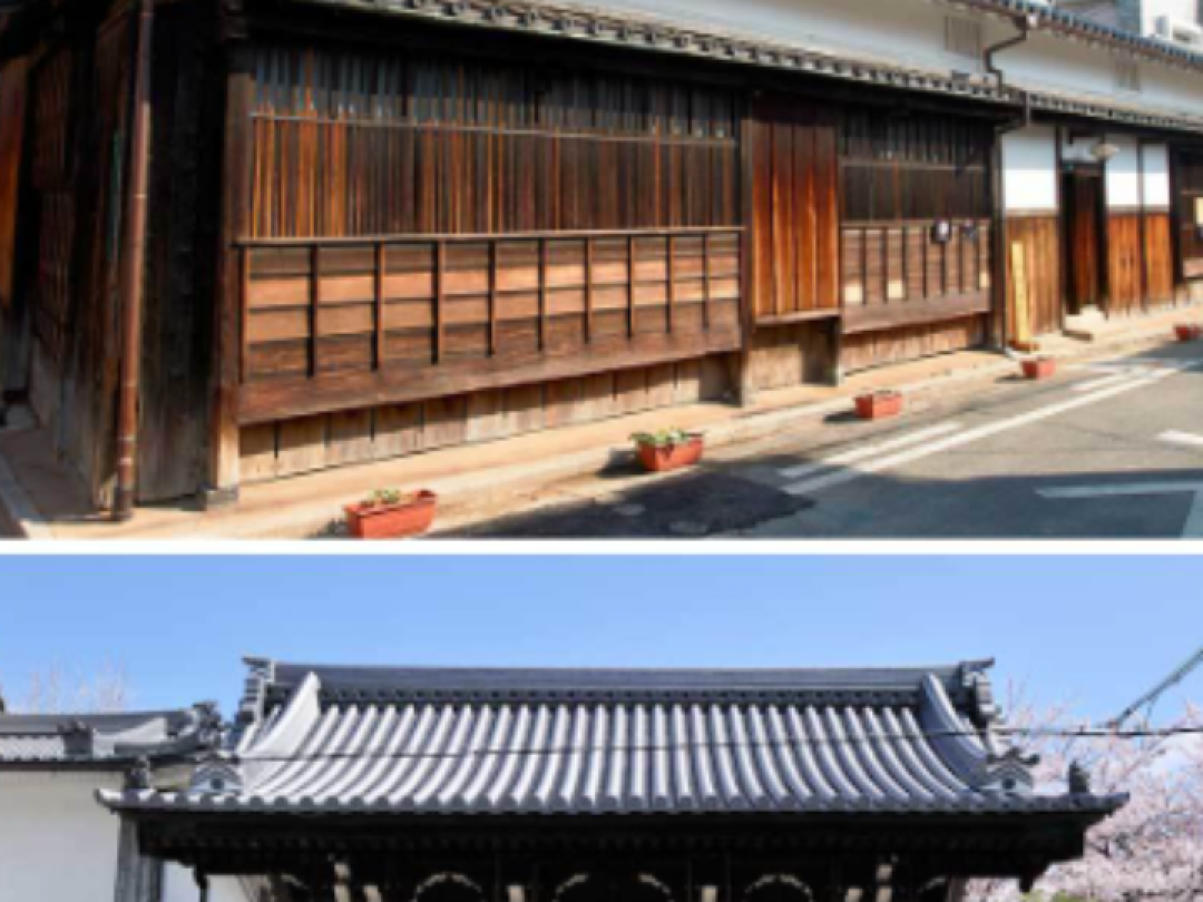 紀州街道の町並みです