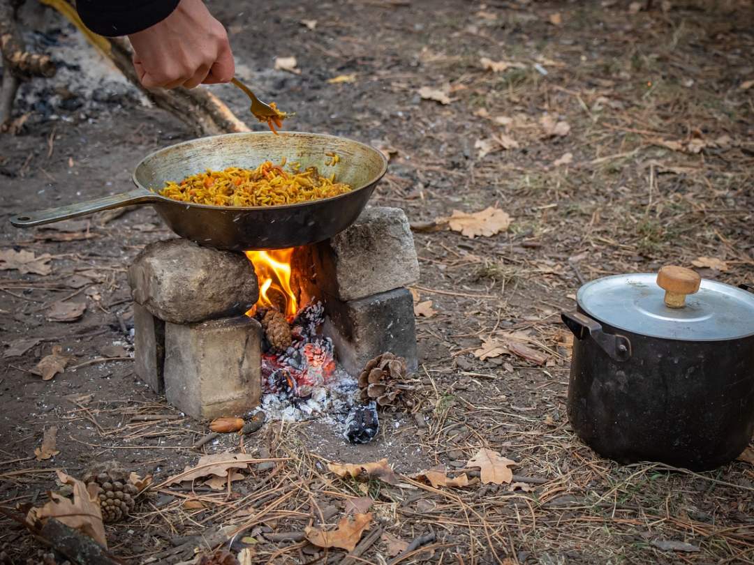 ワイルドで美味しい焚き火料理体験プラン