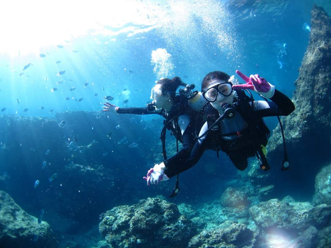 沖縄・青の洞窟・体験ダイビング