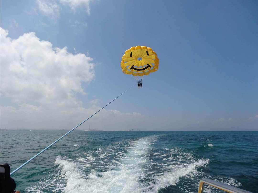海に空に風も満喫