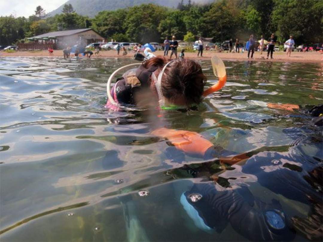 足の着く所でゆっくり練習