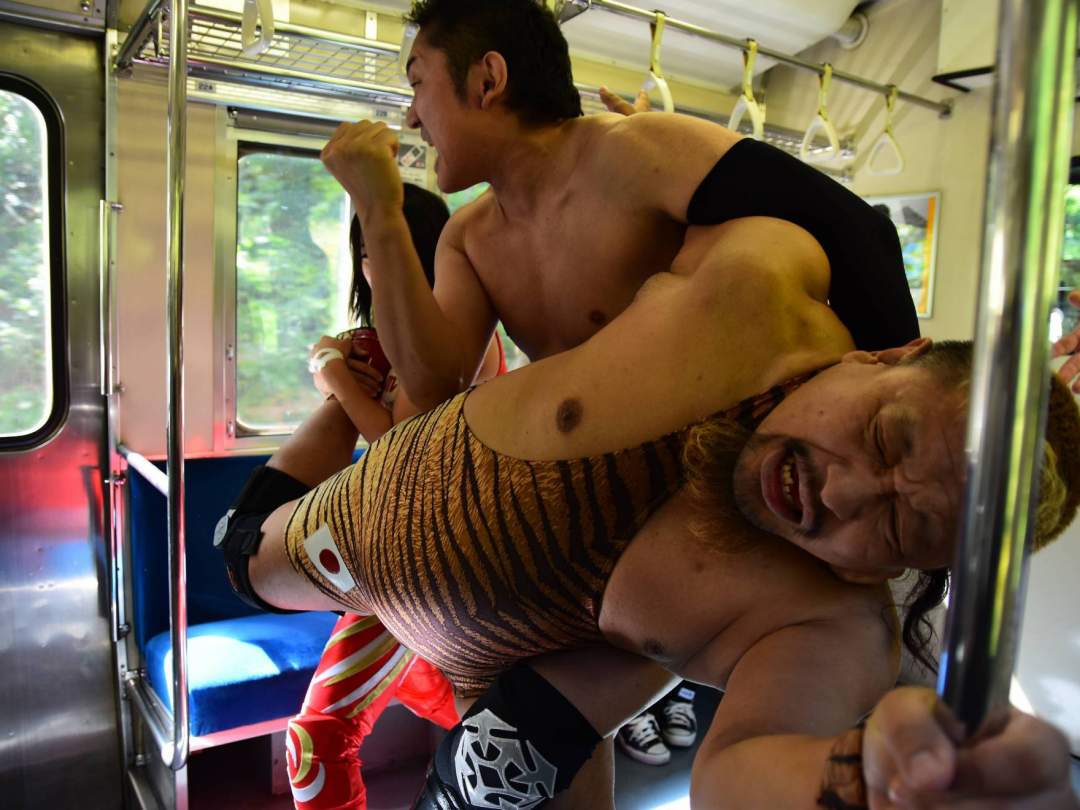 第3回 只見線列車内プロレス！
