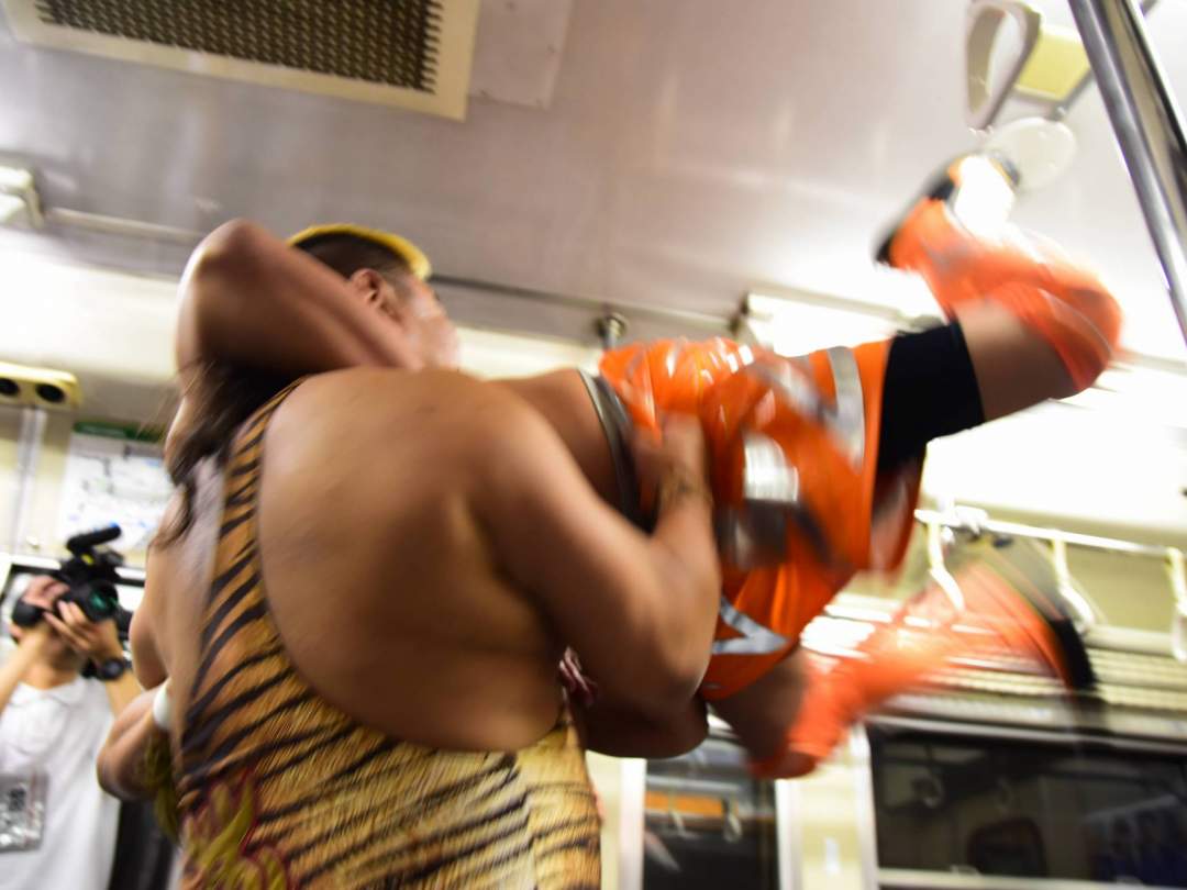 第3回 只見線列車内プロレス！