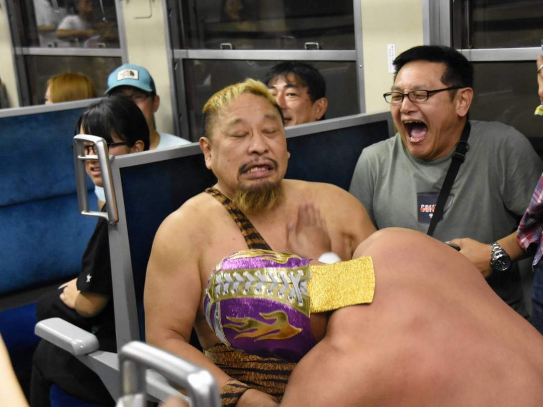 第3回 只見線列車内プロレス！