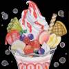 指で描く、カフェの看板のようなチョークアート体験