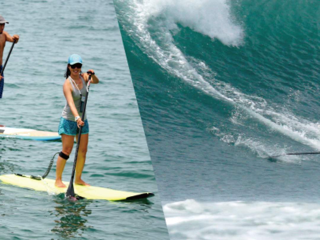 SUPで波乗りしましょう!WAVESUPスクール