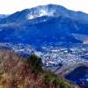箱根のダイナミックな火山風景
