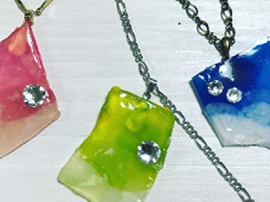 ステンドフラワー®　プチペンダント