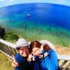 こんな綺麗な海をお散歩するよ！