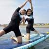 ★春夏秋がベストシーズン★サップヨガ教室《神奈川県・湘南・茅ケ崎・SUP YOGA/体験スクール》未経験者大歓迎☝