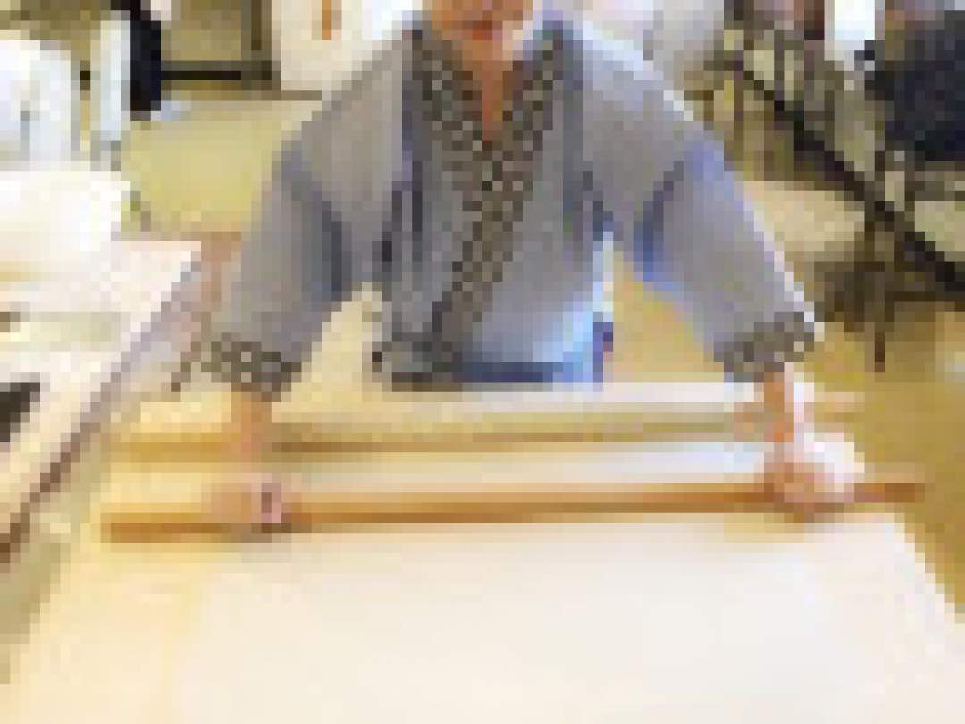 そば打ち名人直伝の「そば打ち体験」　お得体験。