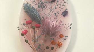 【福島・南相馬発／アートクラブパティオ】お好きな花材で、世界でたった一つのアロマサシェ（アロマワックスバー）を創りましょう♪