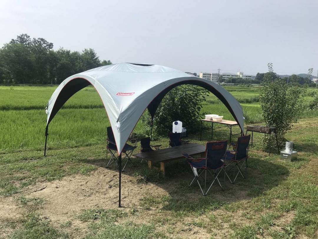 BBQは必要な機材、道具はすべて完備！