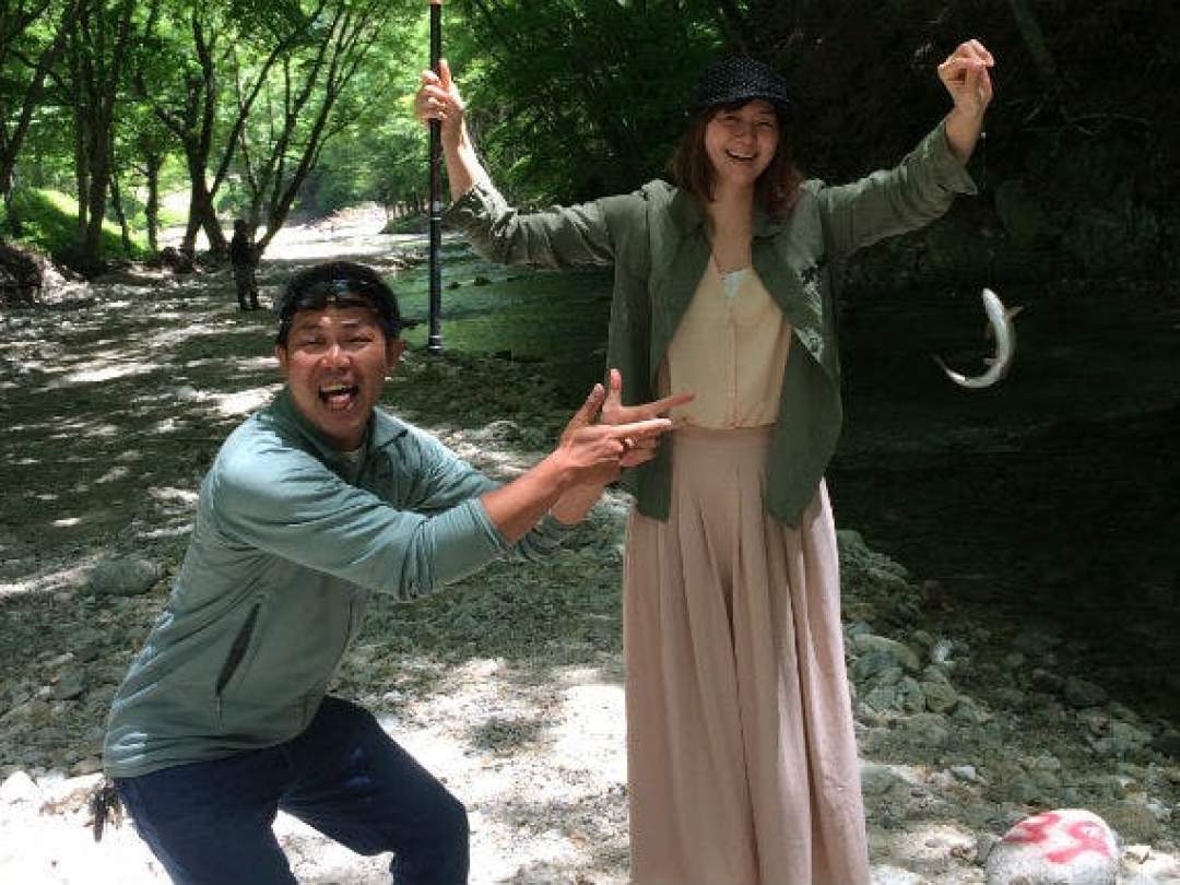 【栃木県・日光】初心者大歓迎！ファミリー・カップル・女性も楽しめる渓流釣り!!