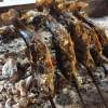 釣った魚は炭火焼き！釣りたては絶品です！