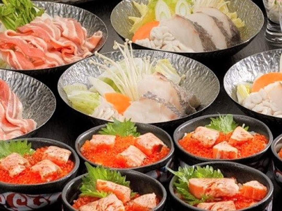 【夕食】　四季の味覚と会津のご馳走！プレミアムビュッフェ