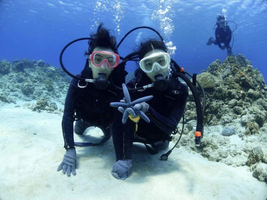 水中での記念撮影もお任せください☆