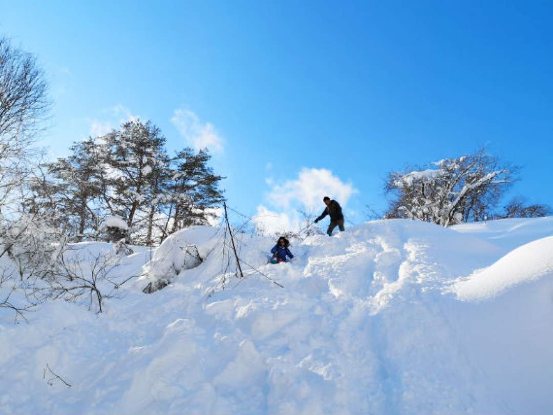 【裏磐梯 スノーシュー体験】ダッチオーブンランチ付 雪満喫1日コース！