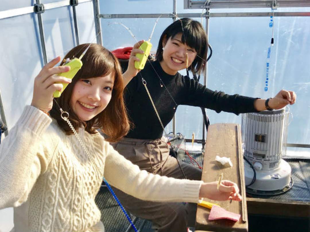 【裏磐梯 ワカサギ釣り】桧原湖で釣ったワカサギは唐揚げに！！