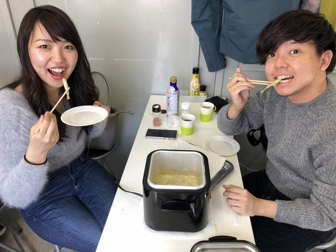 【裏磐梯 ワカサギ釣り】桧原湖で釣ったワカサギは唐揚げに！！