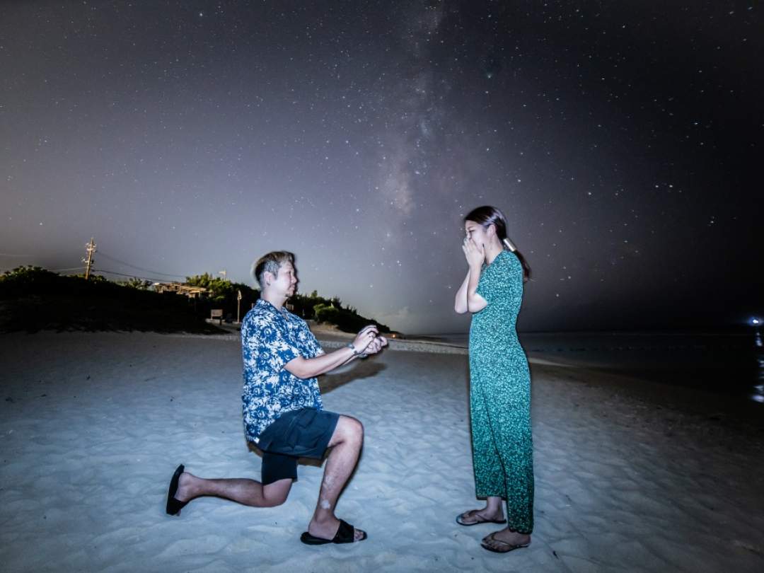 ＜沖縄・本部＞星空Photoと宙さんぽ　in 瀬底ビーチ☆彡 卒旅応援