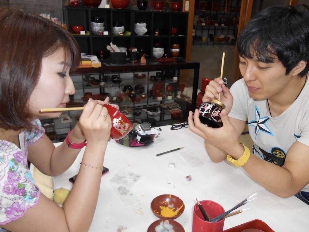 【当日持ち帰り可】蒔絵師に学ぶ、会津伝統の蒔絵体験♪