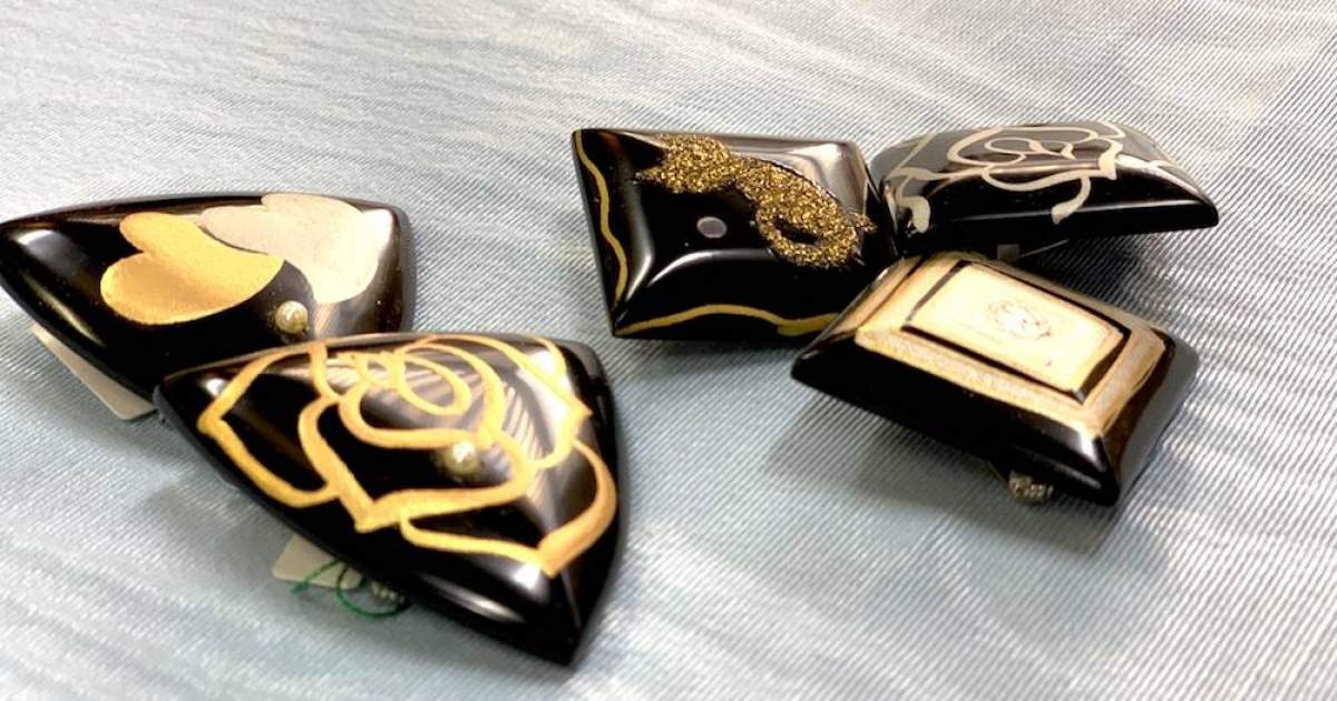 蒔絵師に学ぶ日本の伝統工芸〜【ブローチ・ペンダント】本漆を使った