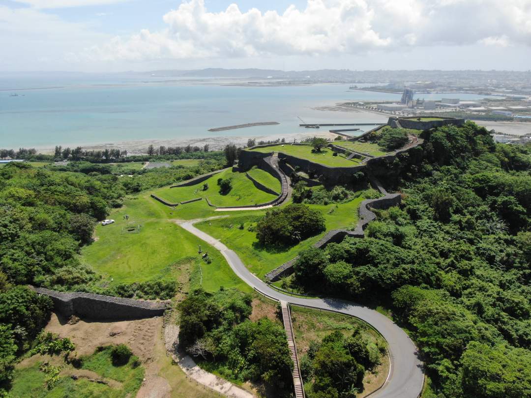 世界遺産　勝連城跡