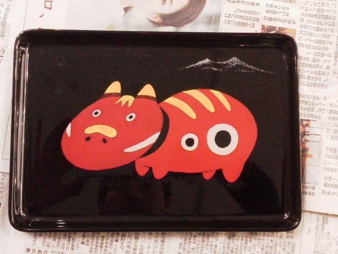 【福島・裏磐梯の工房でうるし絵体験】漆芸家による最終仕上げ付きのプレミアムプラン☆