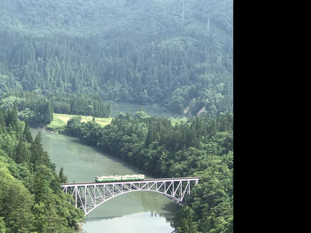 道の駅の近くにある定番の撮影スポット
