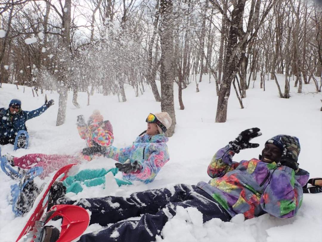 パフパフの雪で大はしゃぎしよう♪