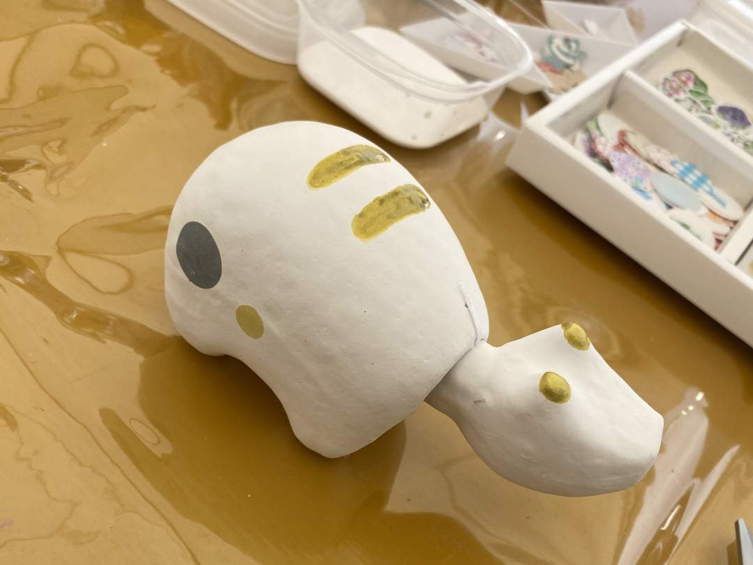 赤べこ伝説発祥の町で、ちょっと特別な赤べこ作り体験！