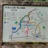 鴫山城の案内図