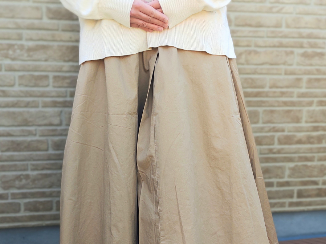 ロングチノスカート