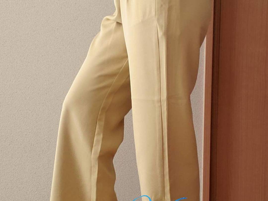 サイドスリット ワイド パンツ