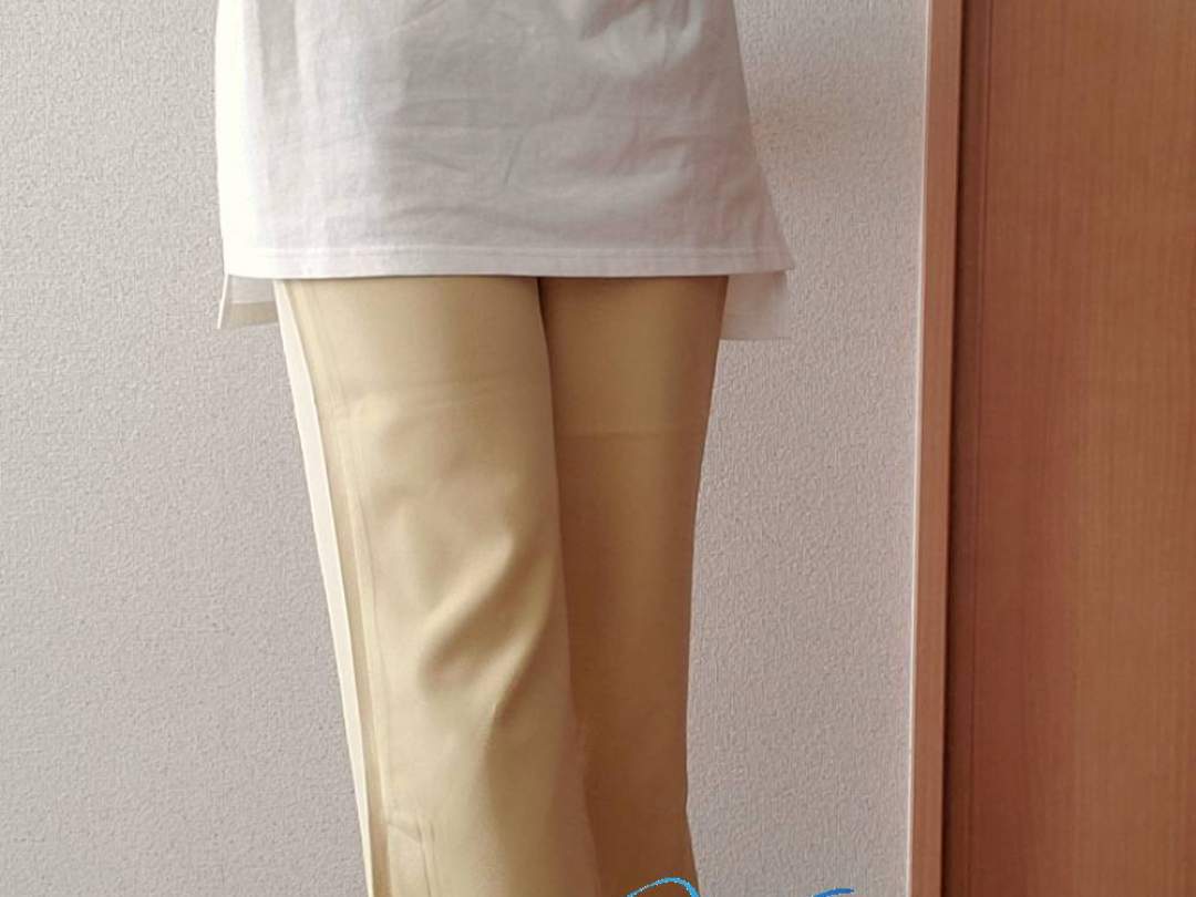 サイドスリット ワイド パンツ