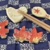 食卓を宮島らしく彩る『陶器の箸置き』４点セット。
