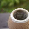 口部分と中は釉薬で仕上げてあります。
